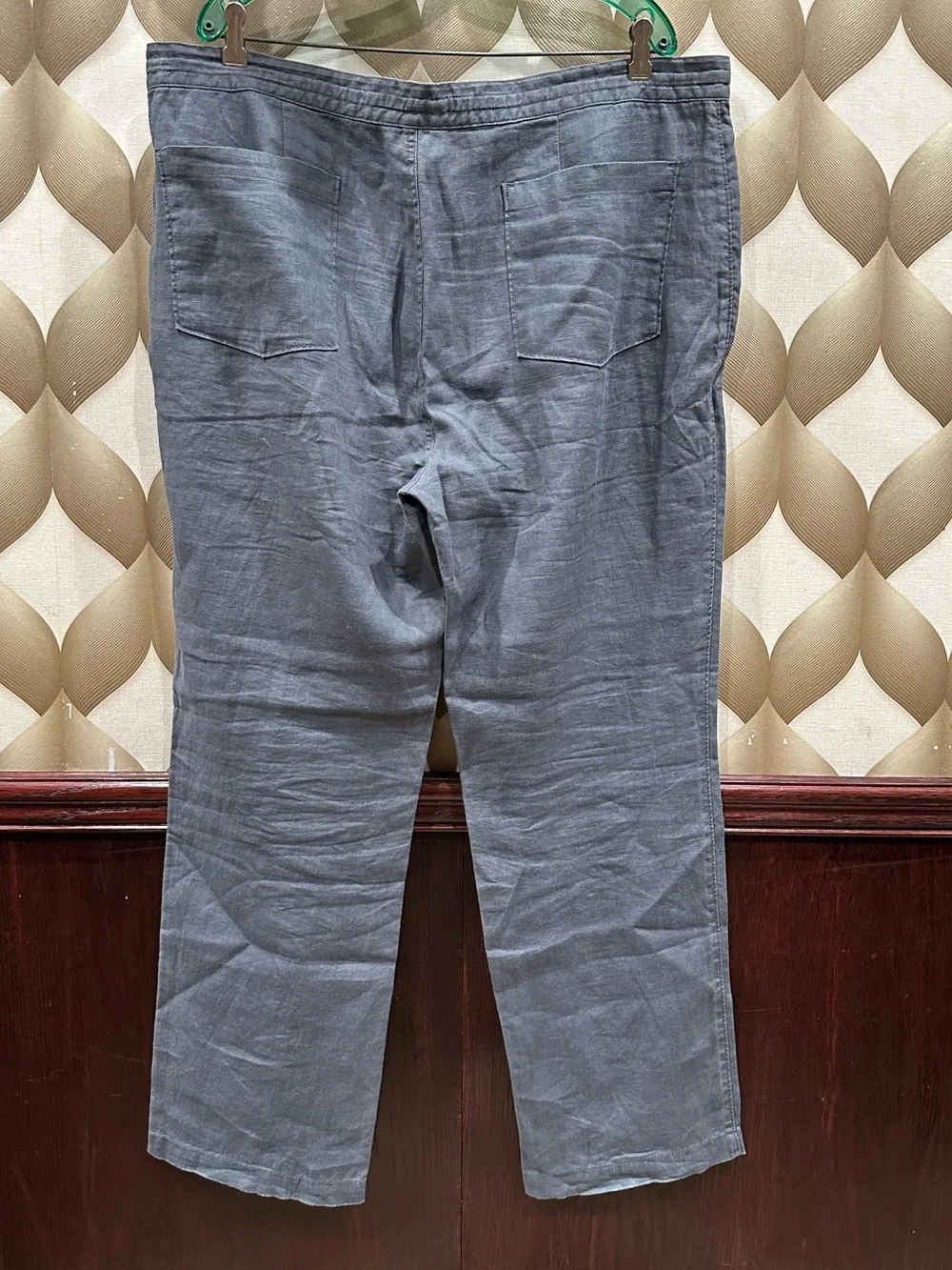 Saks fifth avenue Men's 100% Linen pants grey 40